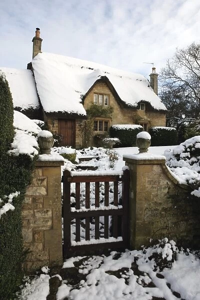 Best of the Best. A Cotswold Cottage at Chipping Campden in the Snow