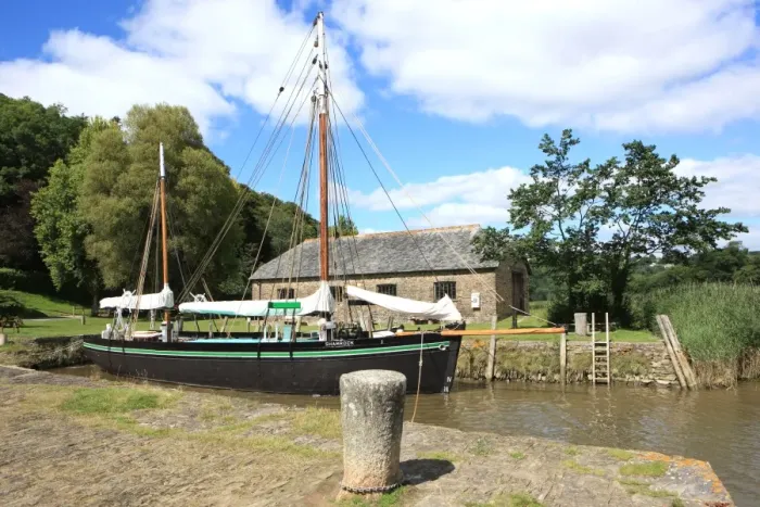 Framed Print : Cotehele Quay