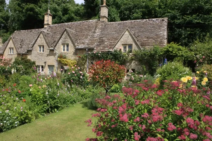 Framed Print : Cottage Garden Framed Print : Cottage Garden