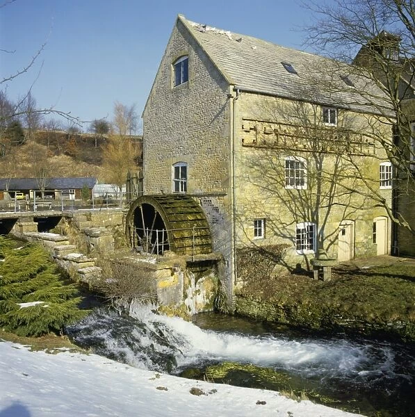 Donnington. The Brewery at Donnington in the cotswolds with its water wheel