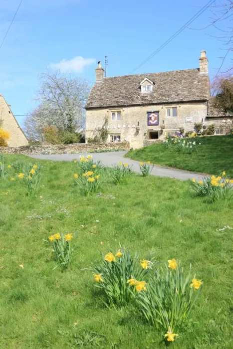 Framed Print : Eastleach. A spring day in the cotswold village of Eastleach famous for its daffodils Framed Print : Eastleach. A spring day in the cotswold village of Eastleach famous for its daffodils