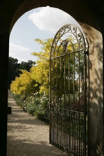 The Garden Gate. A gate in to the flower garden at Buscot House a fine