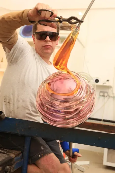 Framed Print : Glassblowing Framed Print : Glassblowing