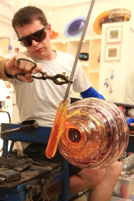 Framed Print : Glassblowing Framed Print : Glassblowing