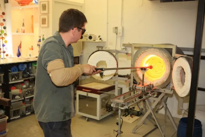 Framed Print : Glassblowing Framed Print : Glassblowing