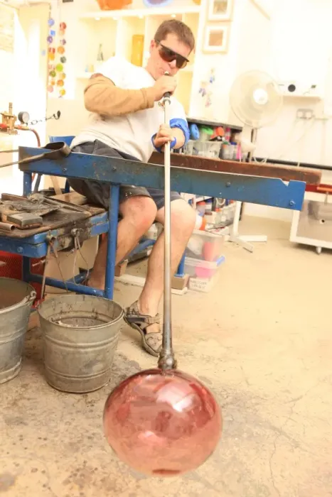 Framed Print : Glassblowing Framed Print : Glassblowing