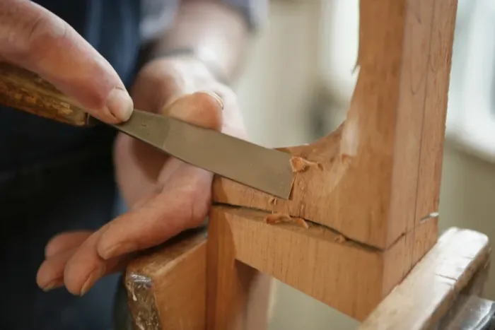 Framed Print : Guitar Maker