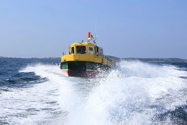 Isles of Scilly. Star of Life an Ambulance Boat run by the The Westcountry