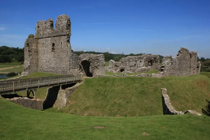 Framed Print : Ogmore Castle Framed Print : Ogmore Castle