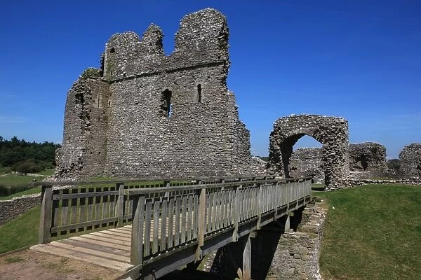Ogmore Castle. The Ruins of Ogmore Castle in South Wales