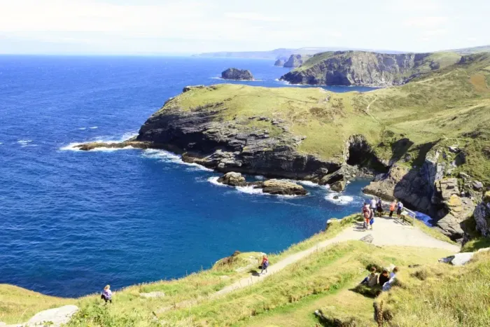 Framed Print : Tintagel Castle Framed Print : Tintagel Castle