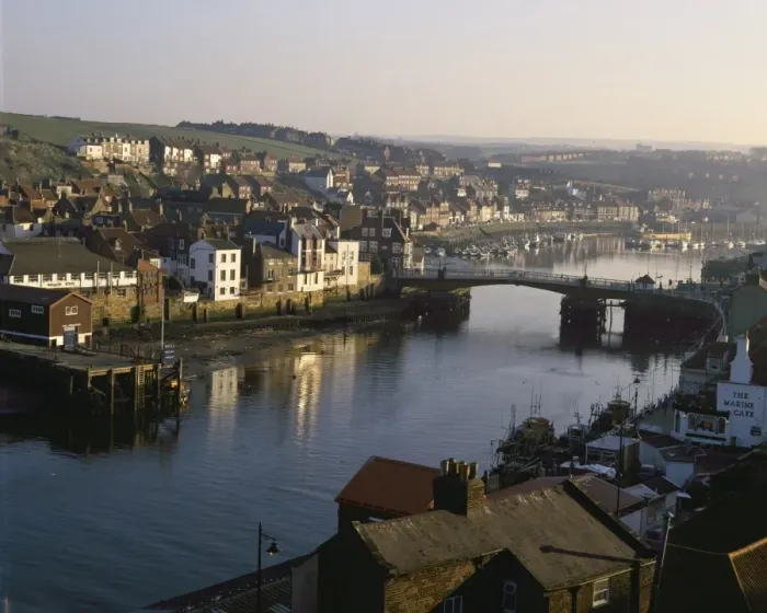 Framed Print : Whitby. Looking over the harbour at Whitby on the North Yorkshire Coast Framed Print : Whitby. Looking over the harbour at Whitby on the North Yorkshire Coast