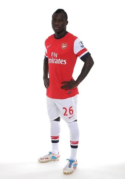 Arsenal 2013-14 Squad: Emmanuel Frimpong at the Team Photocall