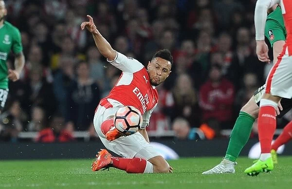 Francis Coquelin in Action: Arsenal vs. Lincoln City, Emirates FA Cup Quarter-Final