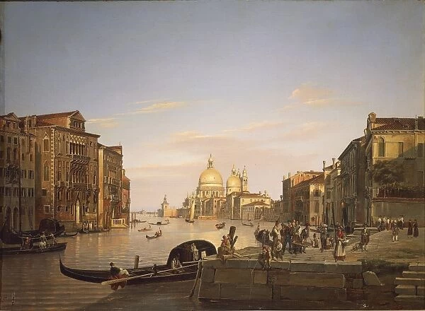 The Grand Canal in Venice, by Francesco Vervloet, 1838