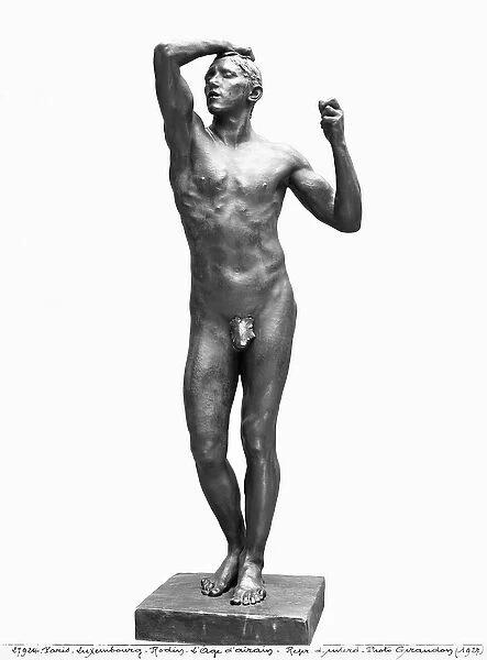 The Age of Bronze, after 1877 (bronze) (b  /  w photo) (see also 279785-86)