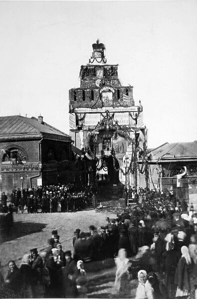 Celebration of the 500 year anniversary of the Battle of Kulikovo, at Kolomna, 1880