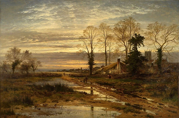 February Fill Dyke, 1881 (oil on canvas)