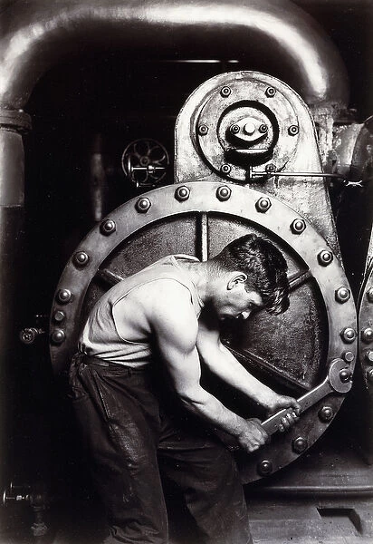 Powerhouse Mechanic, c. 1924; (gelatin silver print)