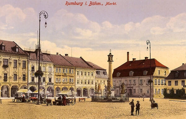 Buildings Rumburk Market squares Czech Republic
