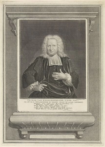 Portrait of Petrus of Musschenbroek