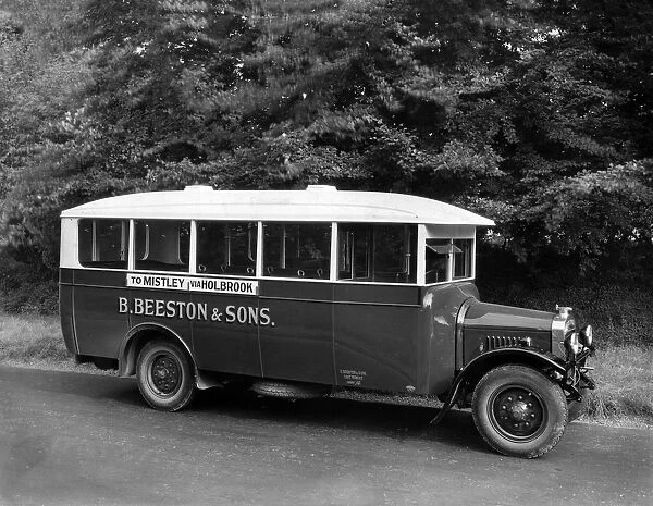 1928 Thornycroft A2 long chassis bus. Creator: Unknown