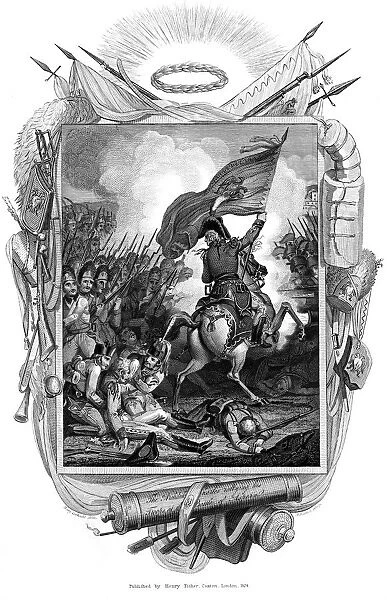Battle of Aspern Essling, Austria, Napoleonic Wars, 21-22 May 1809 (1832)