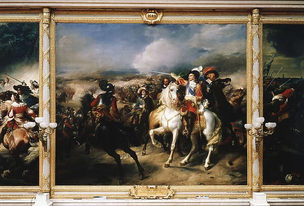 Battle of Lens, 28 August 1648 (19th century). Artist: Pierre Franque