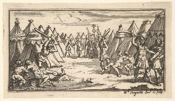 Breaking the Legs (John Beaver, Roman Military Punishments, 1725), after 1725