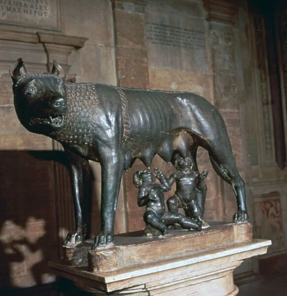 An Etruscan statue, The Capitoline Wolf