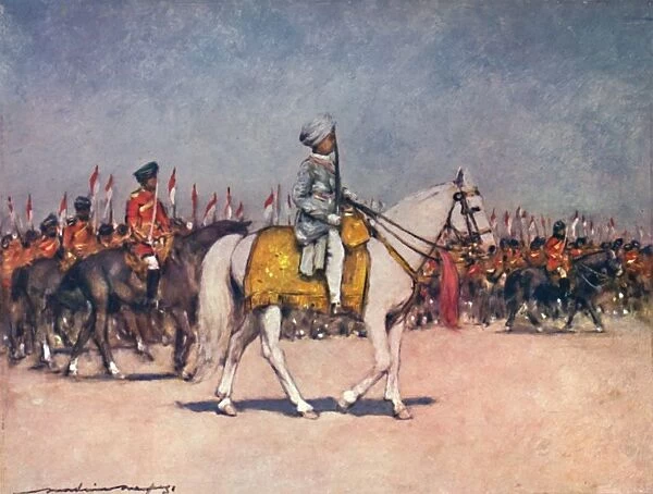 His Highness the Maharaja of Patiala, 1903. Artist: Mortimer L Menpes