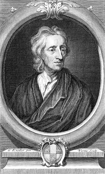 John Locke, English philosopher, c1713 Artist: George Vertue