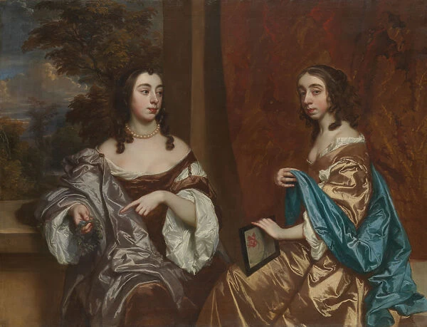 Mary Capel (1630-1715), Later Duchess of Beaufort, and Her Sister Elizabeth (1633-1678)