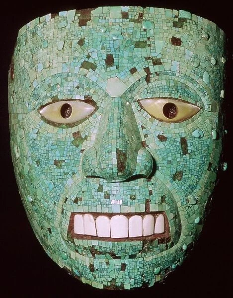 Mask representing a god, Aztec  /  Mixtec, Mexico, early 16th century