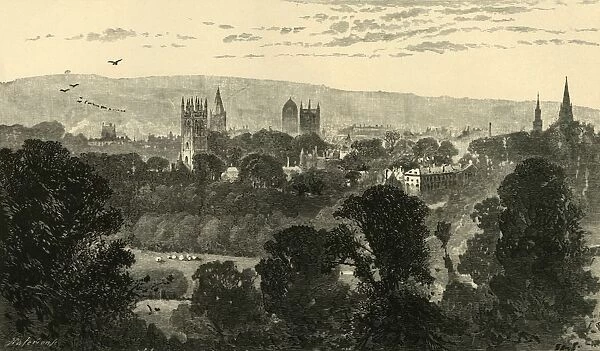 Oxford, from Headington Hill, 1898. Creator: Unknown
