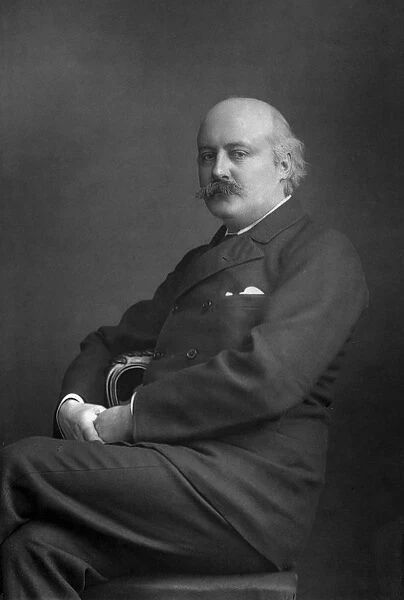 Sir Charles Hubert Hastings Parry (1848-1918), English composer, 1893. Artist: W&D Downey