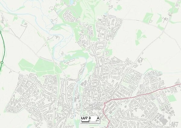 Central Bedfordshire LU7 3 Map