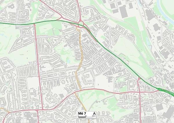 Salford M6 7 Map