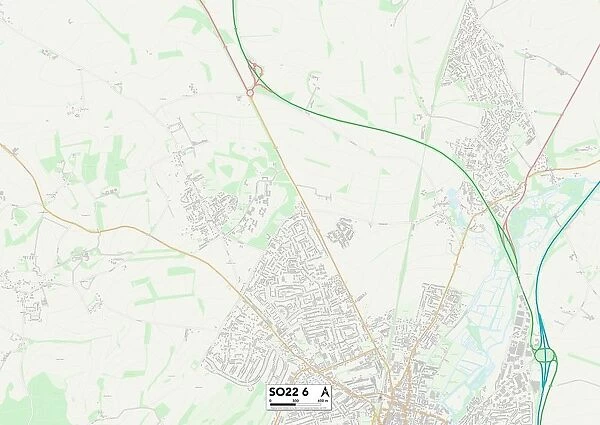 Winchester SO22 6 Map