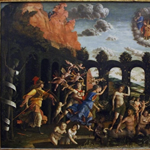 Andrea Mantegna (1431-1506). Triumph of the Virtues