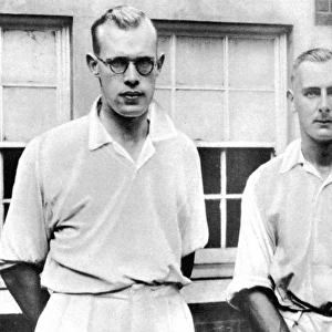 Englands test match victory: Verity and Bowes