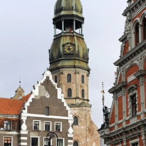 Latvia. Riga. St. Peters Church. 17th century