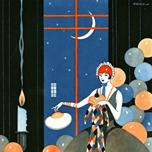 Powdering Pierrot by Baird - 1920s