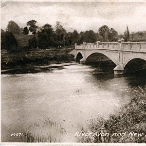 River Avon & New Bridge, Pershore, Worcestershire