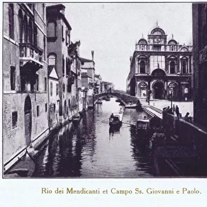 A view of Rio dei Mendicanti and Campo Santi Giovanni