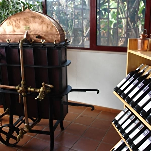 Winemaking equipment, Camara de Lobos, Madeira, Portugal