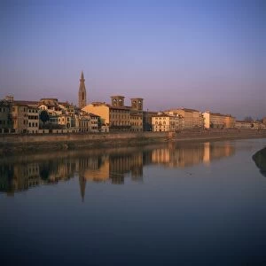 Buildings lining the River Arno