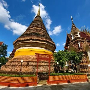 Wat Saen Muang Ma Luang (Wat Hua Khuang) Temple in Chiang Mai, Thailand
