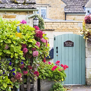 Traditional Cotswold architecture, Gloucestershire, UK