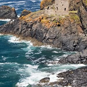 The Famous Crown tin mine at Bottallack in Cornwall, UK
